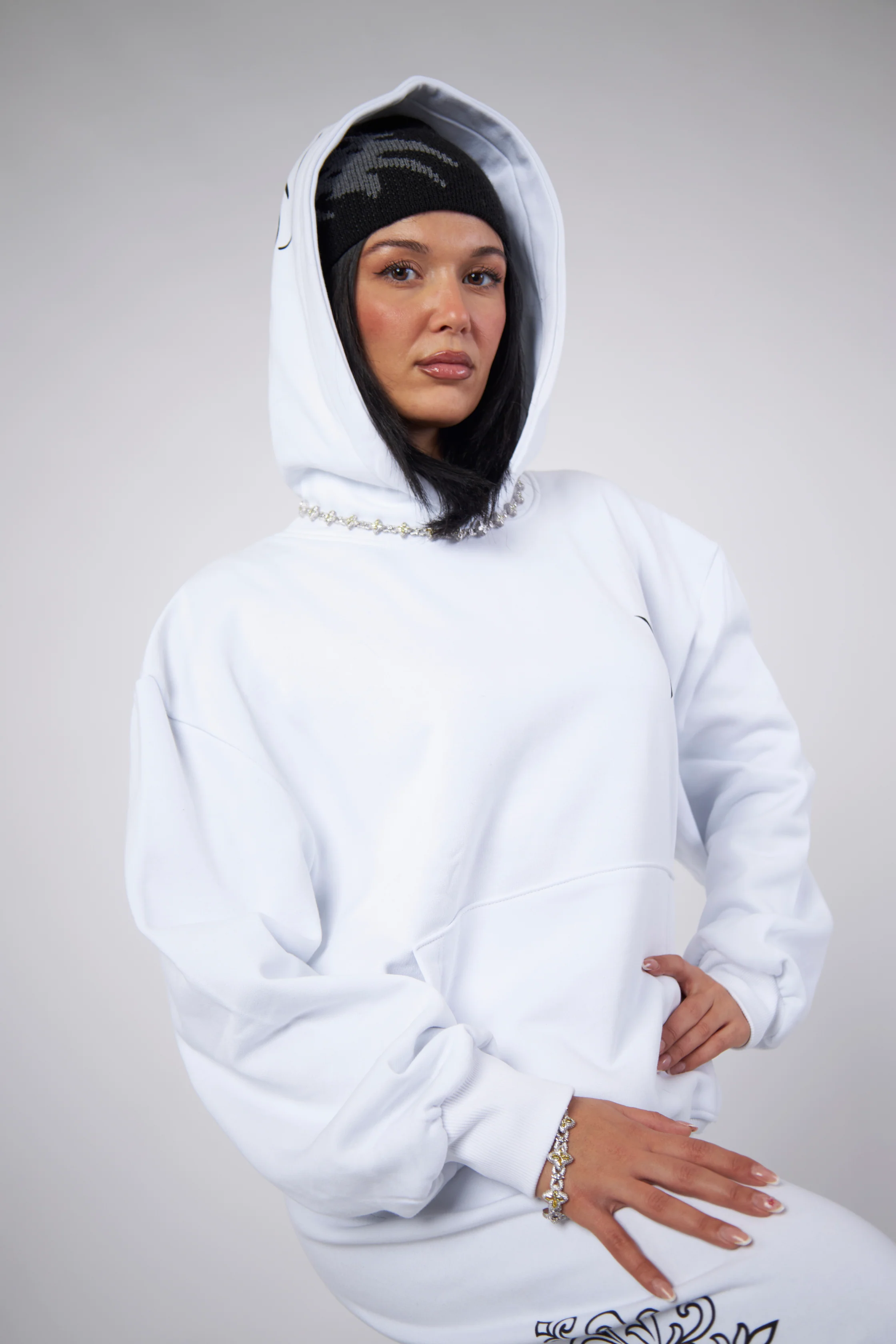 SWEATSHIRT WHITE - Image 5