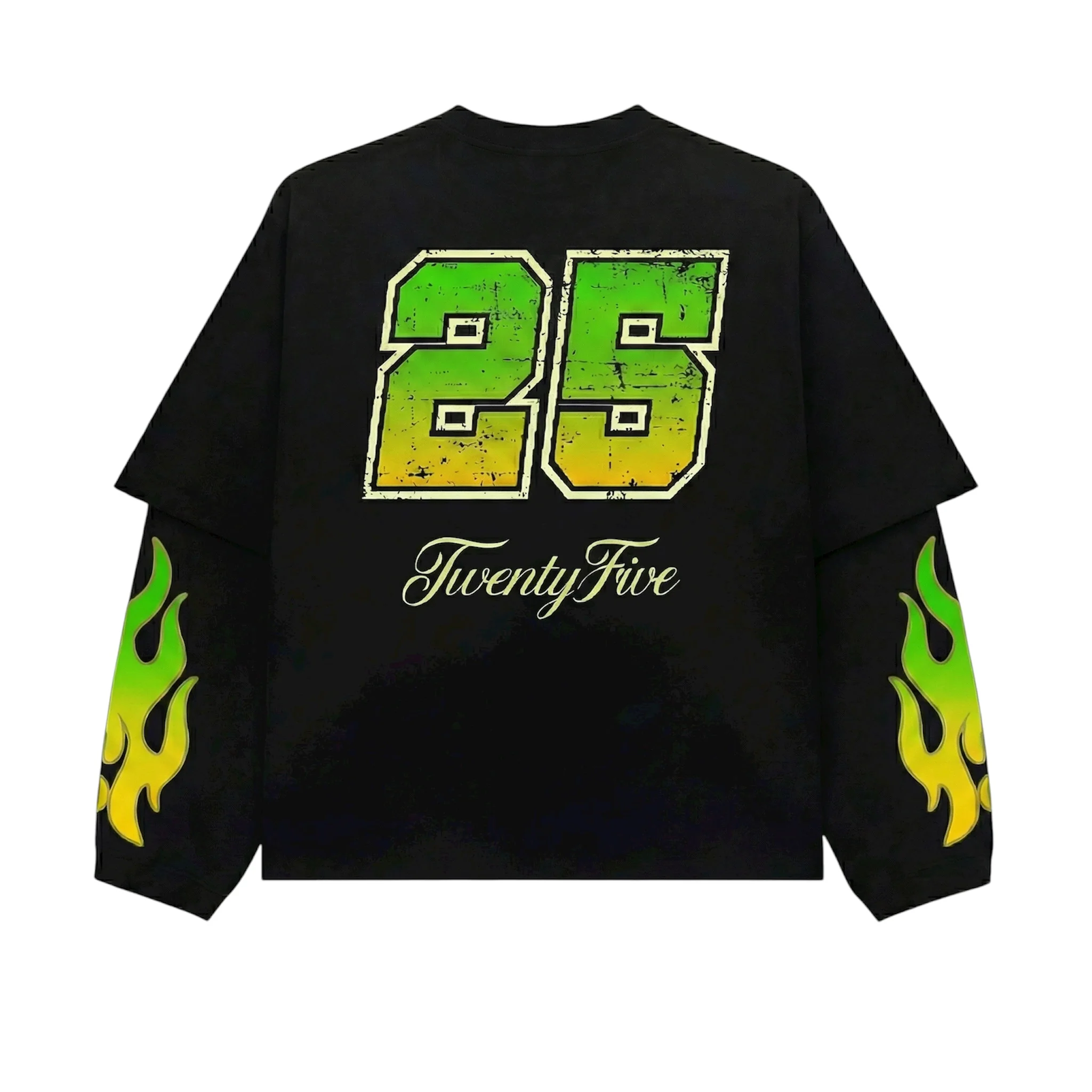 LONGSLEEVE BLACK/GREEN - Image 2