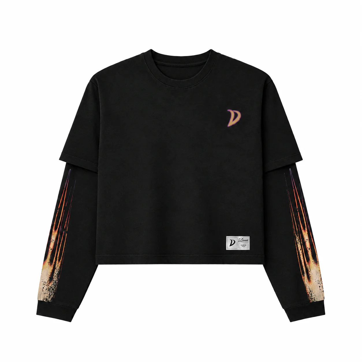 LONGSLEEVE FLAME BLACK