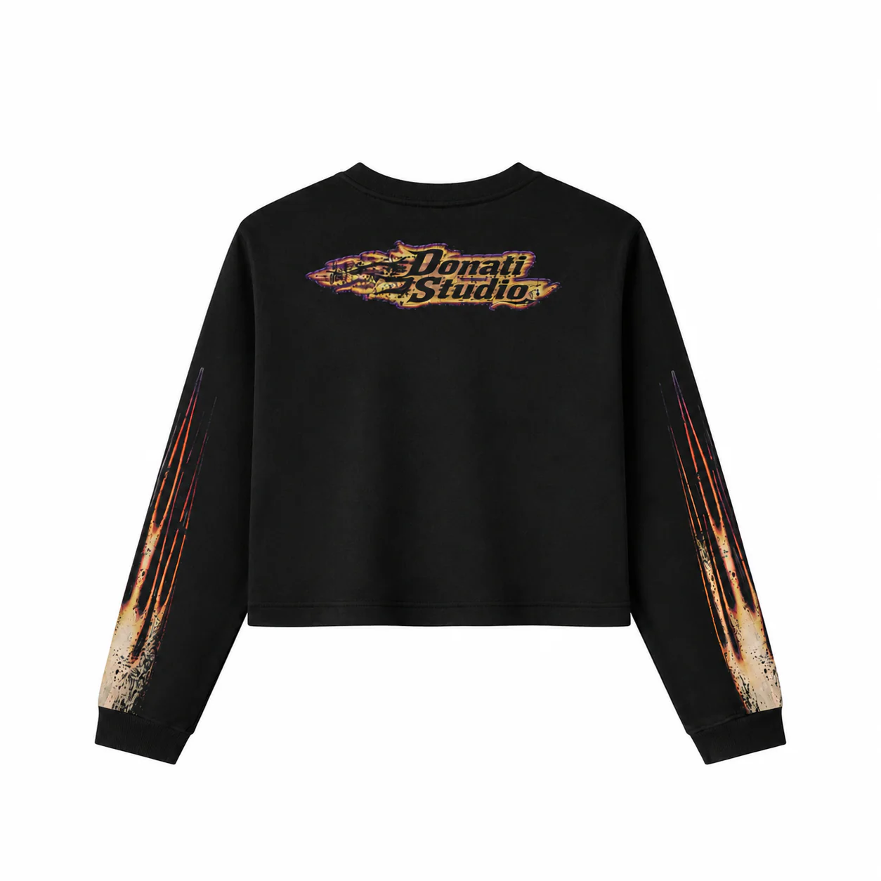 LONGSLEEVE FLAME BLACK - Image 2
