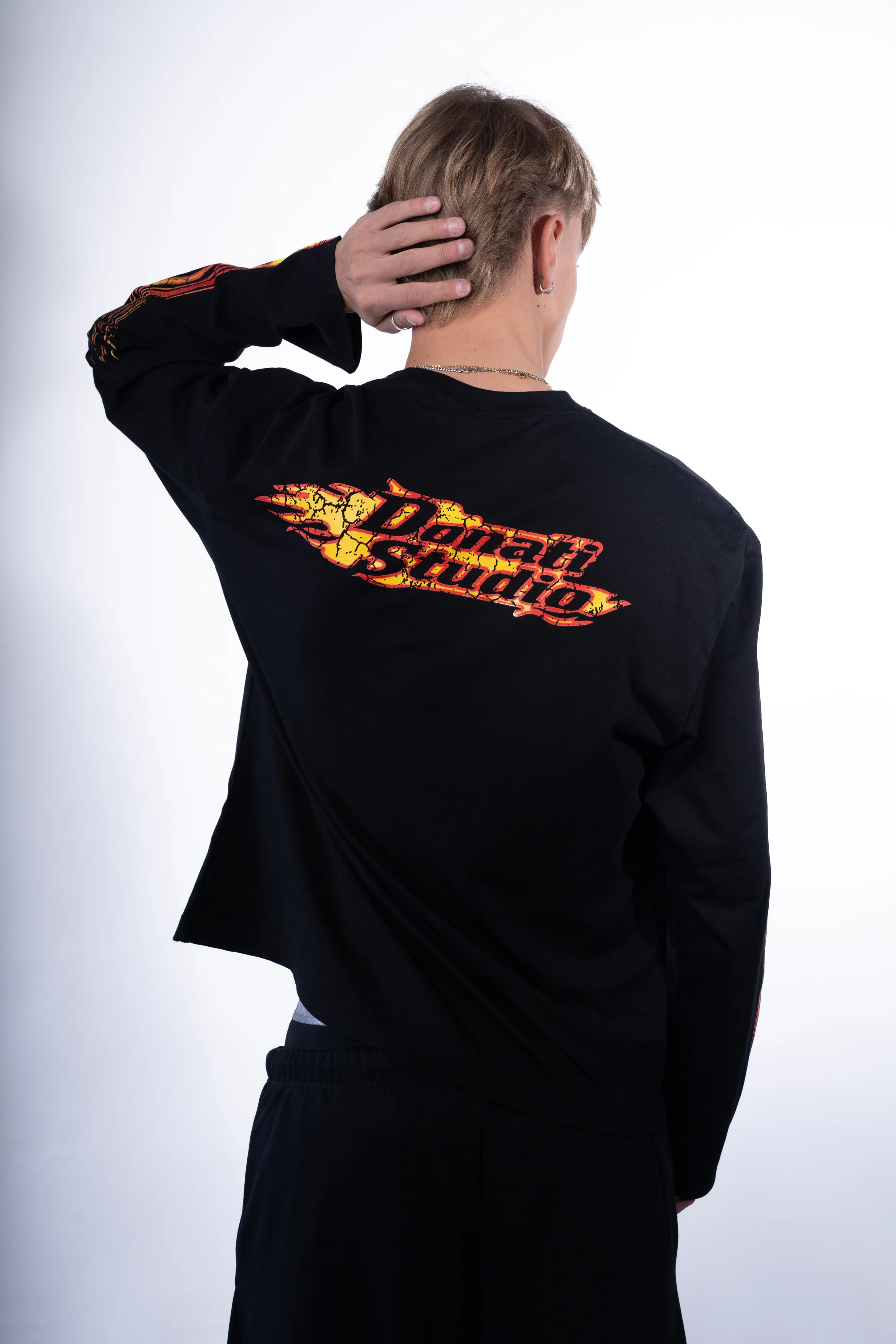 LONGSLEEVE FLAME BLACK - Image 3