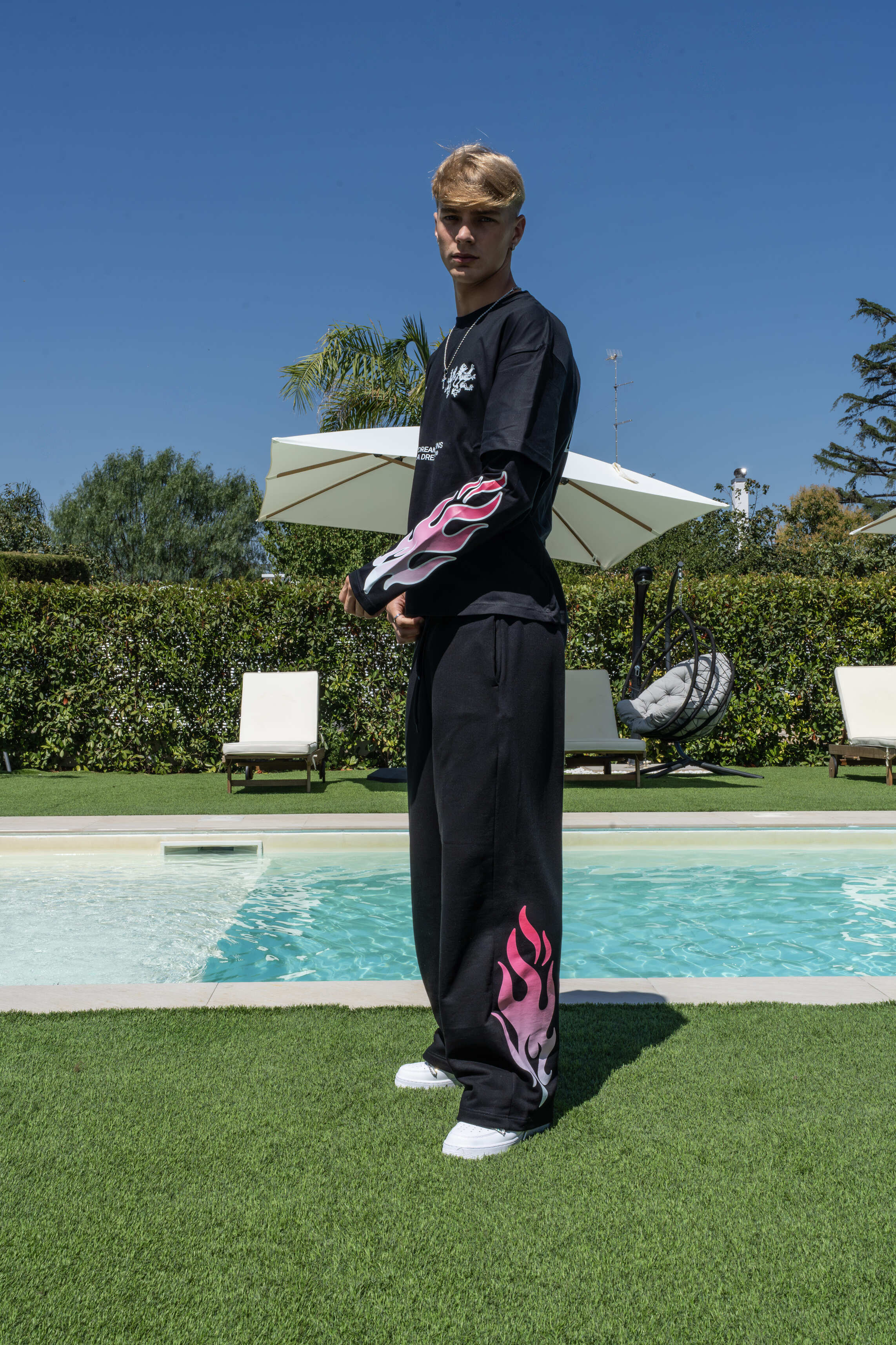 LONGSLEEVE BLACK/PINK - Image 3
